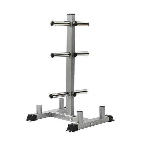 Olympic Weight Plate Holder With Barbell Storage Rack